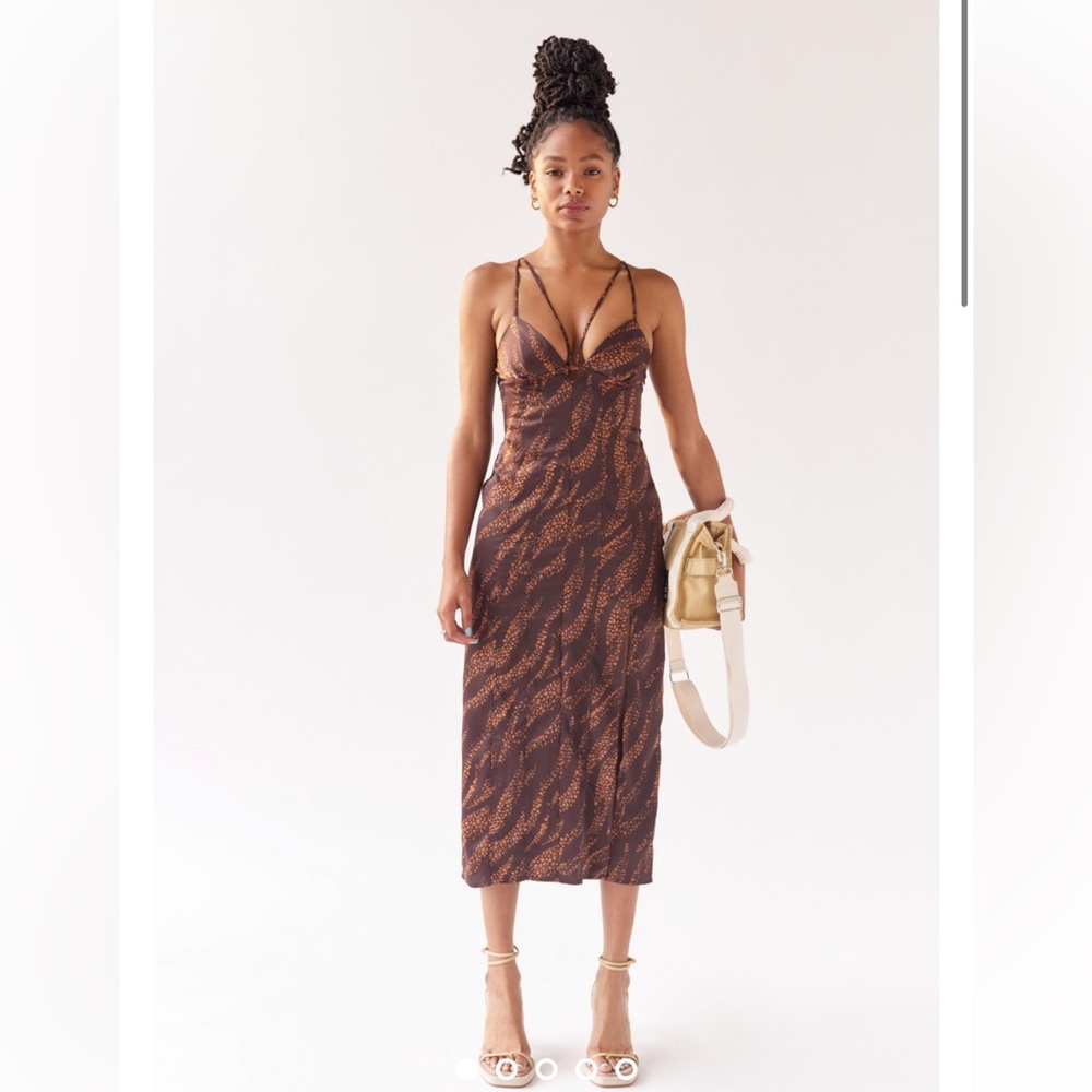 NWOT Urban Outfitters UO First Light Midi Slip Dress